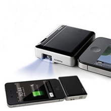 aipteki20苹果投影仪led投影机超迷你投影可为手机充电