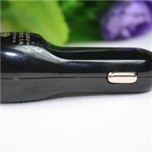 供应迷你头车充双USB车充iphone5车载充电器,rsimshop