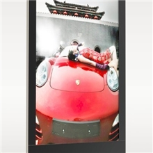 厂家直销46寸苹果款落地式液晶广告机楼宇酒店广告机