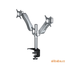 供应奇朗双屏桌面型万向延伸旋转显示器DMA-400A-DEK显示器支架