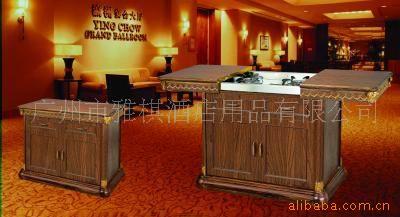 供应酒店大堂用品豪华拉合煮餐车