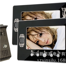正品新思路高清7寸彩色可视对讲门铃/楼宇彩色可视门铃/V70A-F-12