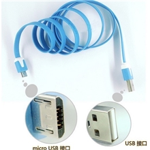 数据线索尼小米三星usb手机数据线安卓手机V8面条数据线批发