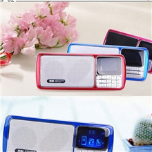 先科S-68插卡音箱手机按键收音机USB音箱点歌音箱