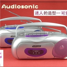 库存录音机手提收录机录音机磁带放音机收音机