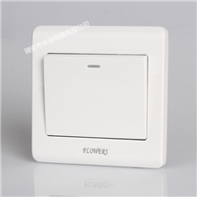 厂家供应插座面板86型白色家用开关优质墙壁开关