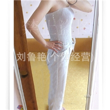 DRAMAGOLD32000多件多色亚麻裹胸连体裤