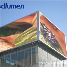 供应P12户外全彩四面式LED广告屏