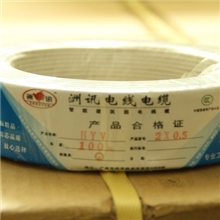 广州洲讯电话专用线圆型线HBGTYV2*0.5