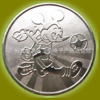 订做游戏机代币游戏币游戏机币代币定做铁币米老鼠踢球