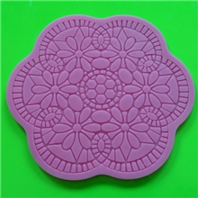厂家直销硅胶翻糖压花垫翻糖蕾丝模具蕾丝花边模具干佩斯工具