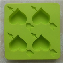 厂家直销高品质食品级硅胶爱心冰格心形冰格巧克力冰格