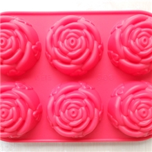 厂家直销硅胶蛋糕模饼干模巧克力模玫瑰花蛋糕模订做批发