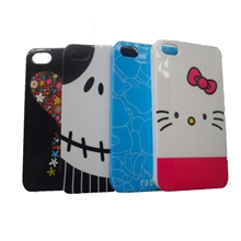 工厂直销个性卡通苹果44s保护套iphone5创意时尚超薄手机外壳