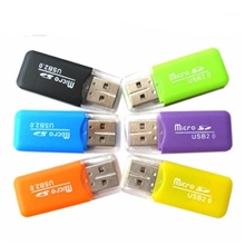 厂家批发TF冰爽读卡器、迷你TF专用读卡器、内存卡读卡器