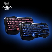 【总代出货】狼蛛八荒背光键盘发光游戏键盘CF专用键盘
