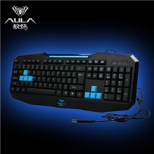 专业批发狼蛛裁决升级版游戏键盘CF推荐键盘