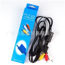 ps2AV线1.8M铜包钢纯铜ps3av线sony中性游戏机线材