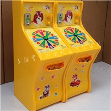 【厂家直销】塑料新款玻璃球儿童转盘机