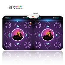 供应悦步中文高清1500首减肥机电视电脑两用双人PK跳舞毯一件起批