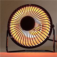 厂家直销4寸发热迷你小太阳加热器铁艺迷你取暖器家用办公电暖气