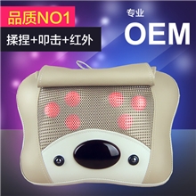 厂家直销电动揉捏背部腰部按摩器颈椎按摩按摩腰枕