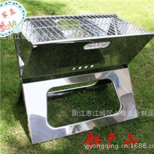 不锈钢简易烧烤炉/X型折叠烧烤炉/BBQ/木炭烤炉