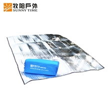 牧阳户外地垫200*200200*150单面铝膜多人防潮垫野外坐垫