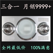 集成电器浴霸照明+换气+取暖两灯三合一全网最低厂家直销批发