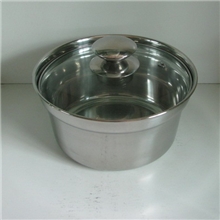 火锅店专用锅具,不锈钢无柄小火锅涮涮锅,一人一位自助火锅汤锅