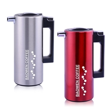 促销礼品保温瓶玻璃内胆多容量咖啡壶保冷保暖不锈钢保温杯