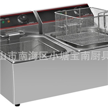 台式双缸双筛电炸炉不锈钢电炸炉商用电炸炉电炸炉BN-11L-2