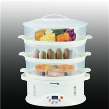 蒸层可拆、带过水槽的三层电蒸锅佛山顺德福康厂家直销一件代发