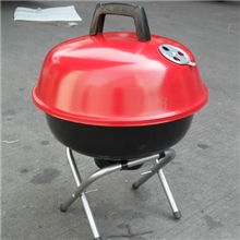 厂家直销可批发采购14.5寸苹果炉户外木炭烧烤炉便携式烧烤炉
