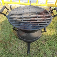 经典款欧式复古生铁炉38cm户外木炭烧烤炉