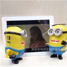 卡通MP3迷你音响深圳户外USB音响卡通礼品插卡音响音箱批发