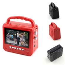 厂家直供晨运导游老人娱乐教师教学扩音器/彩色MP5视频播放机