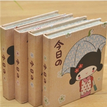 特价批发和服女孩笔记本卡通硬抄本随身小本子韩国文具