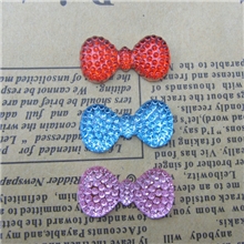 个性塑料蝴蝶结盘扣蝴蝶结配饰喜糖盒配件