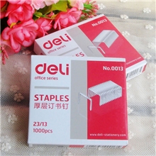 批发得力文具厚层订书钉0013得力0013订书钉办公用品