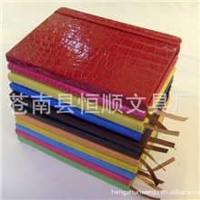 【专业生产厂家】鳄鱼纹皮革记事本胶装笔记本胶装
