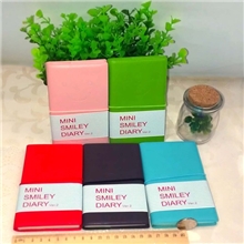 厂家直销精品记事本.笑脸本彩纸印刷笔记本可爱小巧