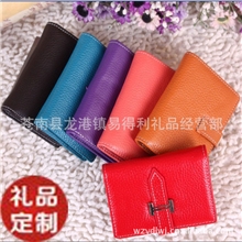 爆款韩版时尚热卖高档爱马仕真皮卡包男女包20卡位批发特价潮款