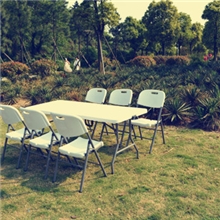 户外休闲折叠餐桌椅酒店餐桌快餐桌椅学生餐桌塑料桌子批发