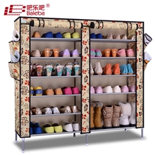 特双排简易鞋柜加固鞋柜无纺布防尘鞋橱鞋架宜家收纳鞋柜特价秒