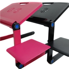 易力铝合金笔记本床上电脑桌多功能懒人本本折叠桌礼品桌批发