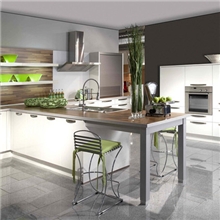 北京茗香居橱柜厂【大众热选橱柜推荐】白色烤漆门板整体橱柜