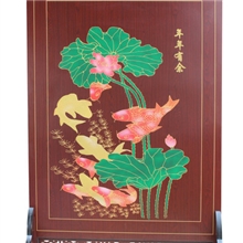 北京屏风厂厂价直销【中式插屏屏风】九鱼简插图案插屏屏风