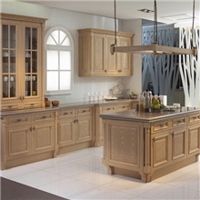 北京茗香居橱柜厂（新款橱柜直销）【乡村风格】实木整体橱柜