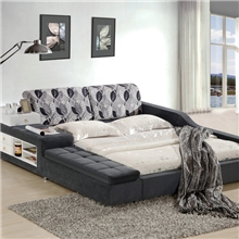 南康鑫豪尚家具1.8米储物床榻榻米床双人大床双人布艺床